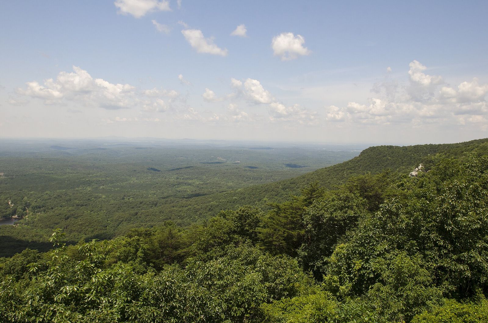 A view of Mount Cheaha, the highest point in Alabama