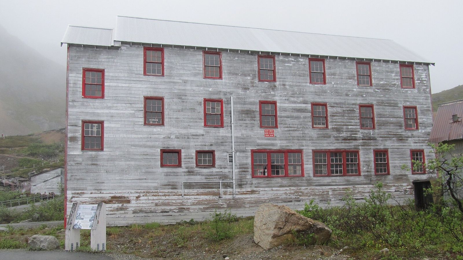 Bunkhouse Number 1 at Independence Mine State Historical Park in Hatcher Pass