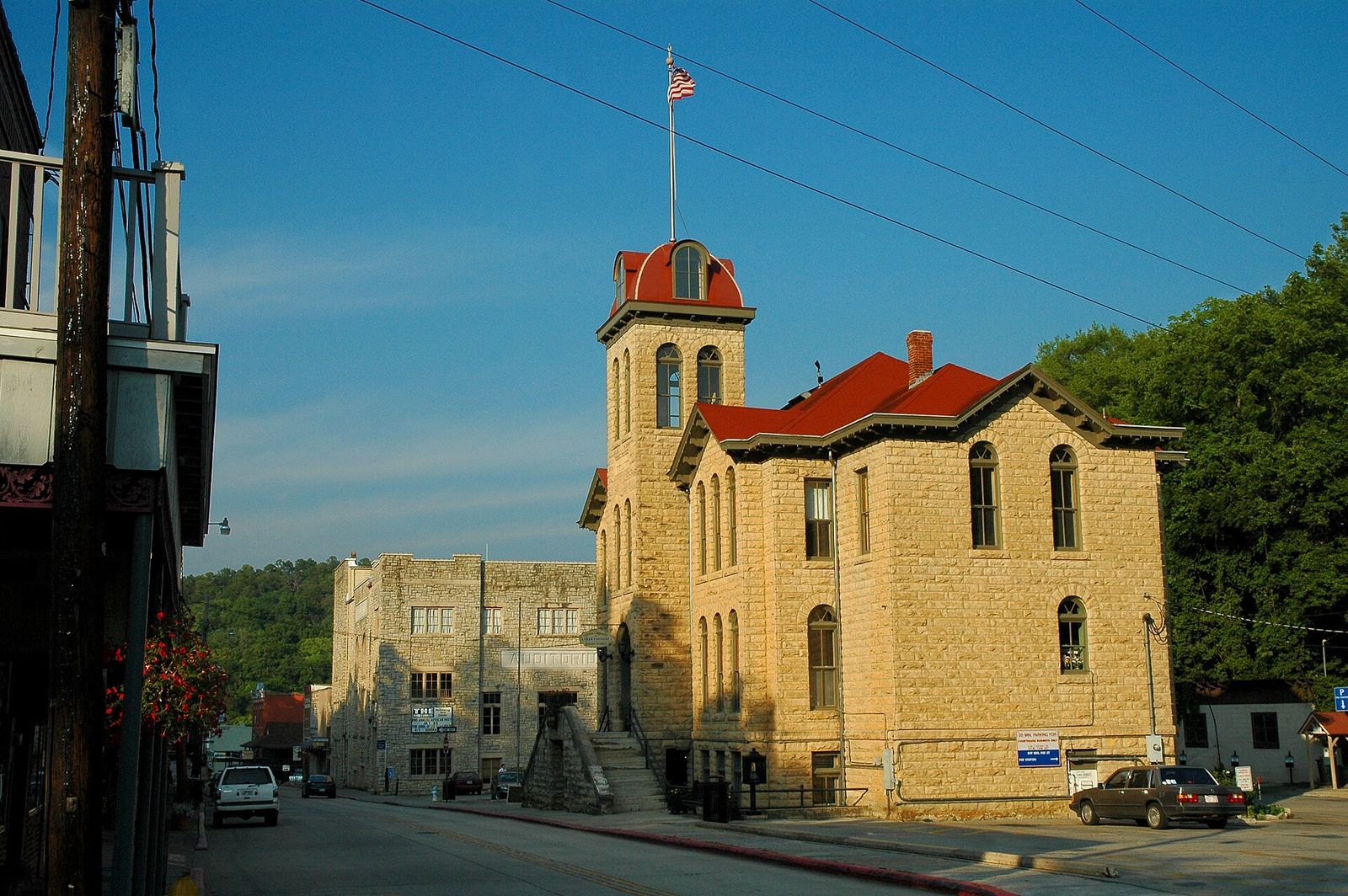 The Carroll County Courthouse in Eureka Springs, Arkansas