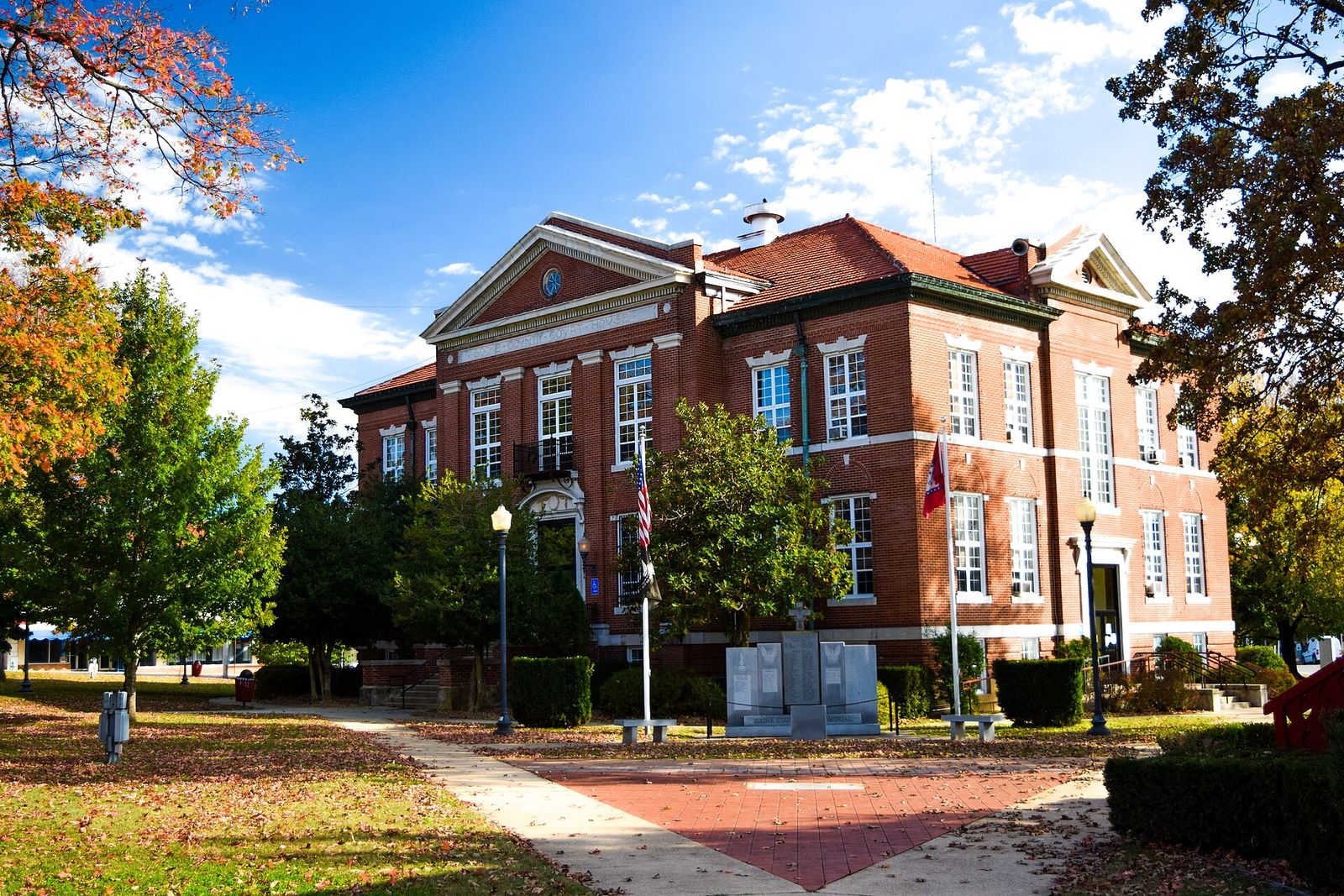 The Boone County Courthouse in Harrison, Arkansas