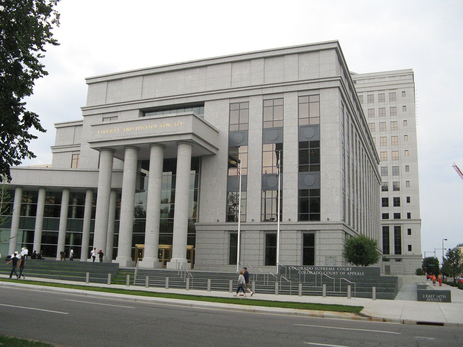 The Colorado Court of Appeals building in Denver, photographed in 2014