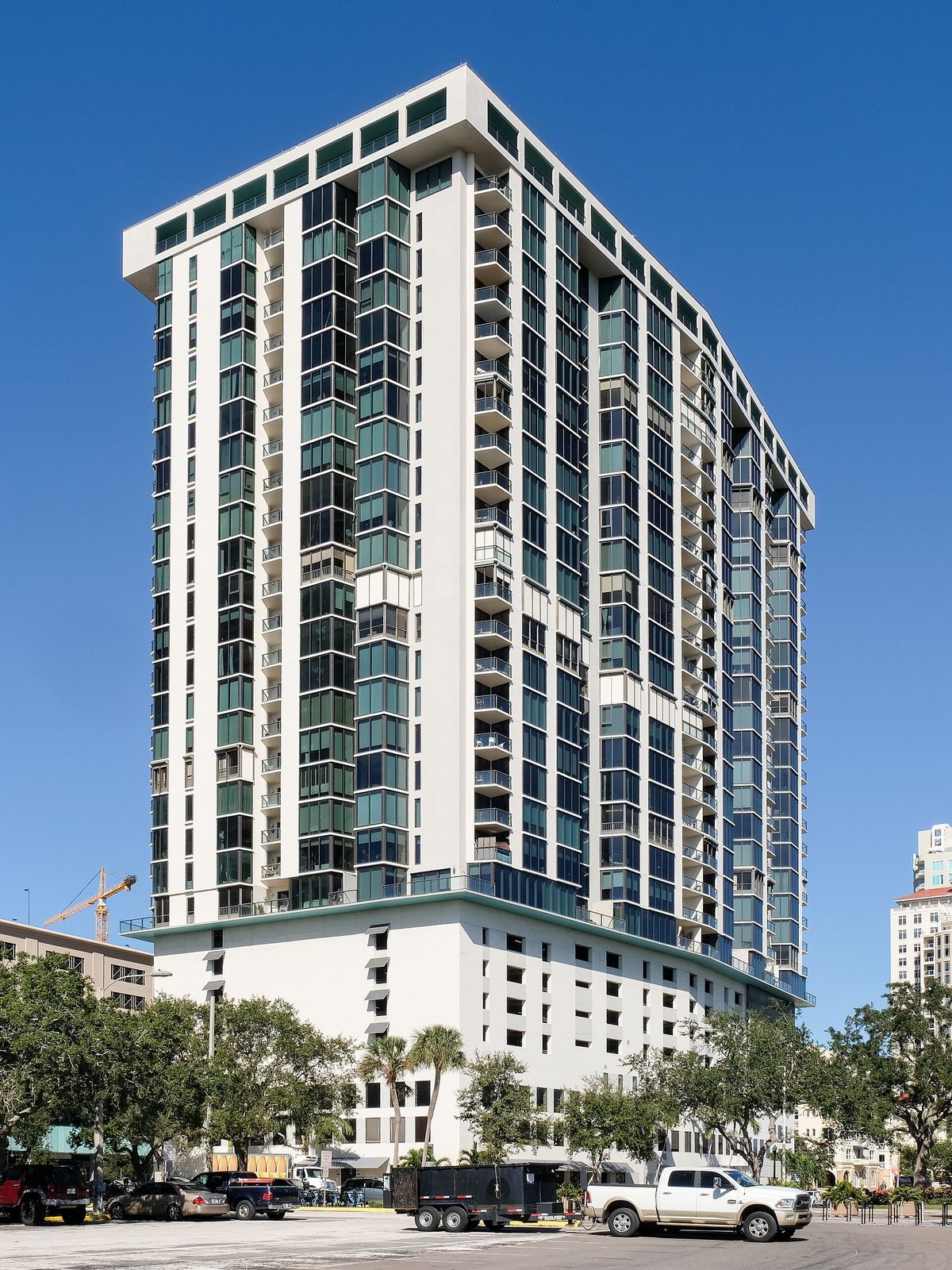 Bayfront Tower, a tall condominium building in St. Petersburg