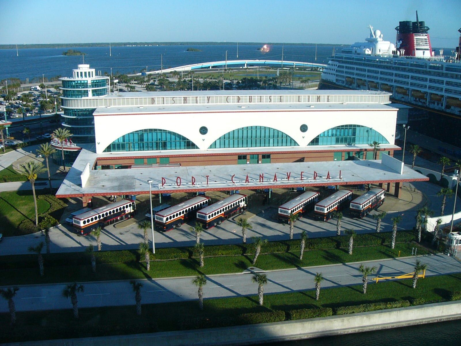 The Disney Cruise Line terminal at Port Canaveral