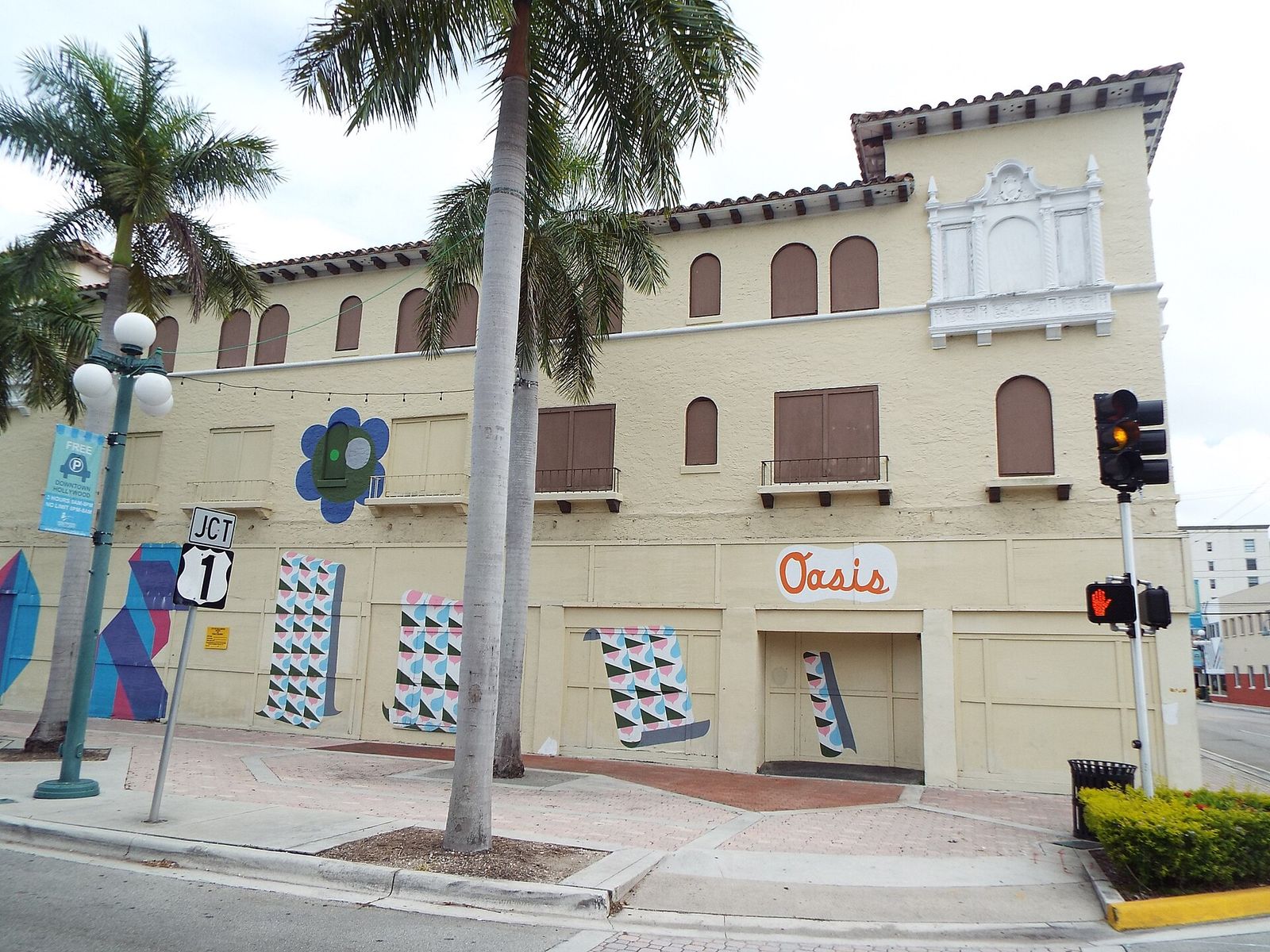 The 1924 Great Southern Hotel building in downtown Hollywood, Florida