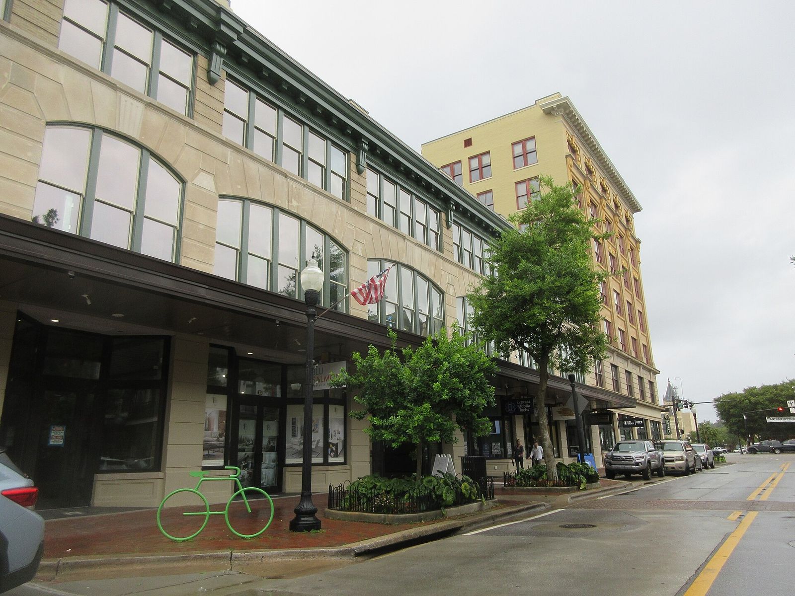 Historic buildings along Palafox Street in downtown Pensacola