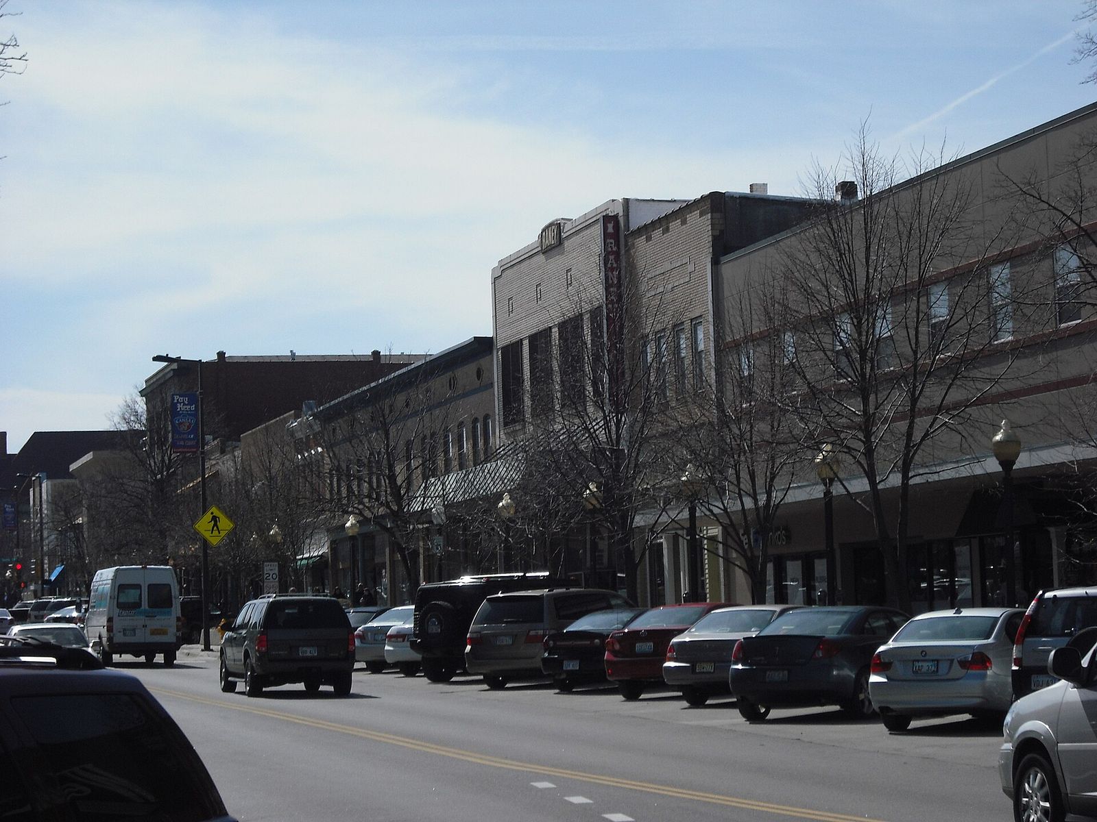 The 900 block of Massachusetts Street in downtown Lawrence, Kansas