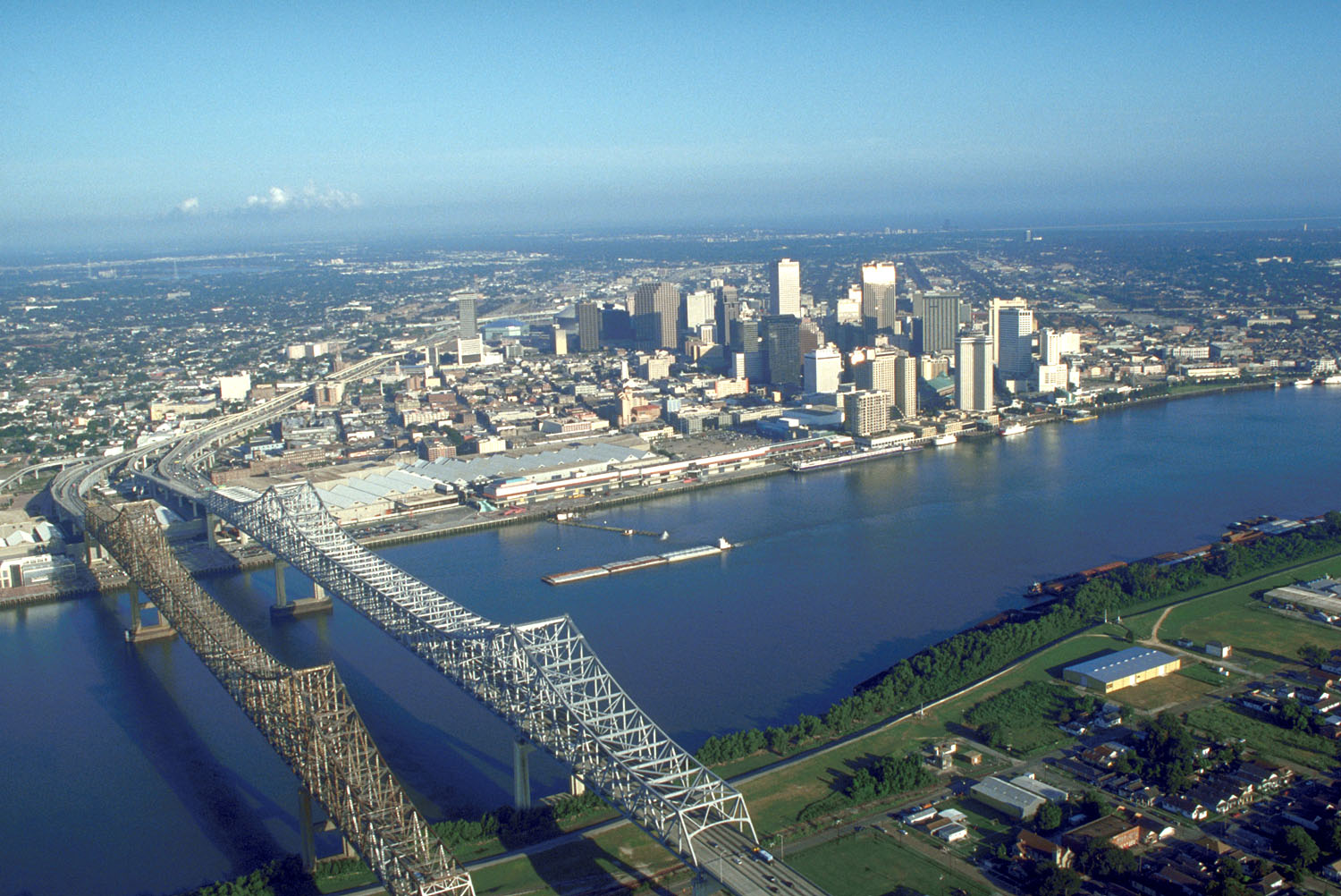 Louisiana city skyline visual for Baton Rouge ESA and PSD housing documentation