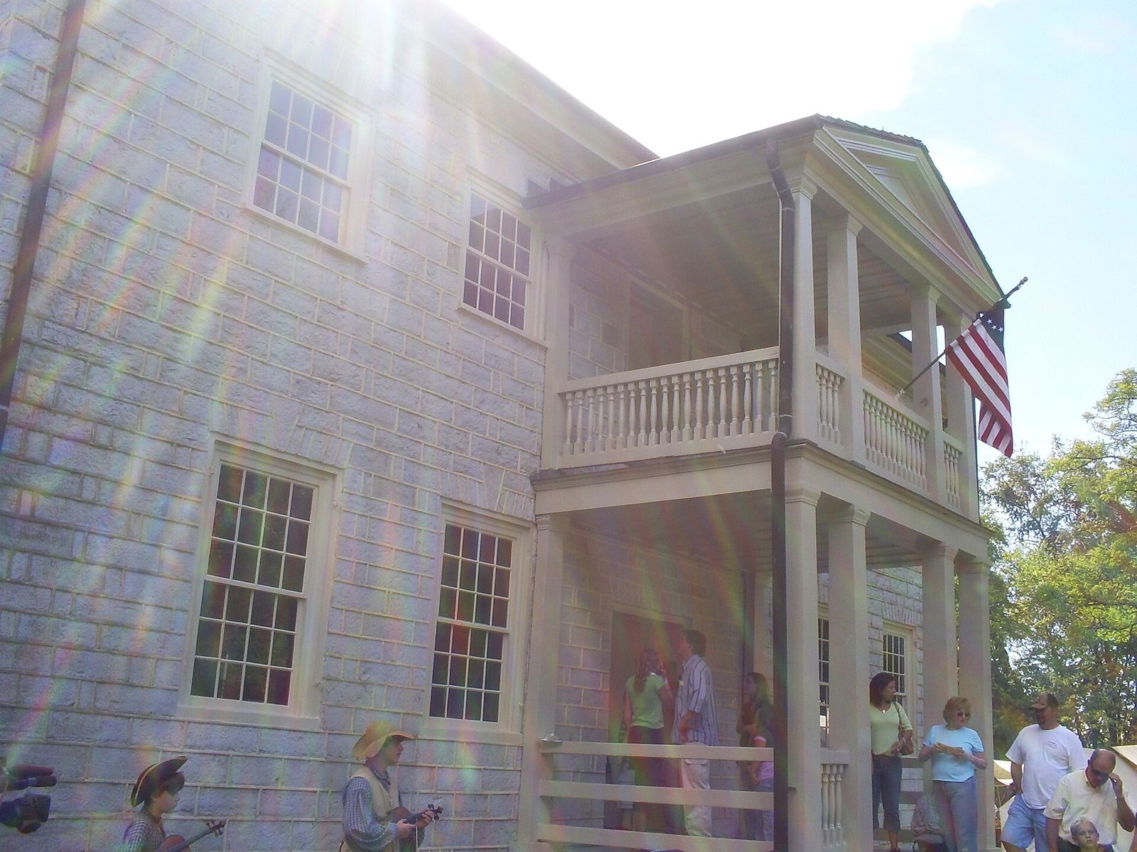 A building at the Rock Castle historic site in Hendersonville