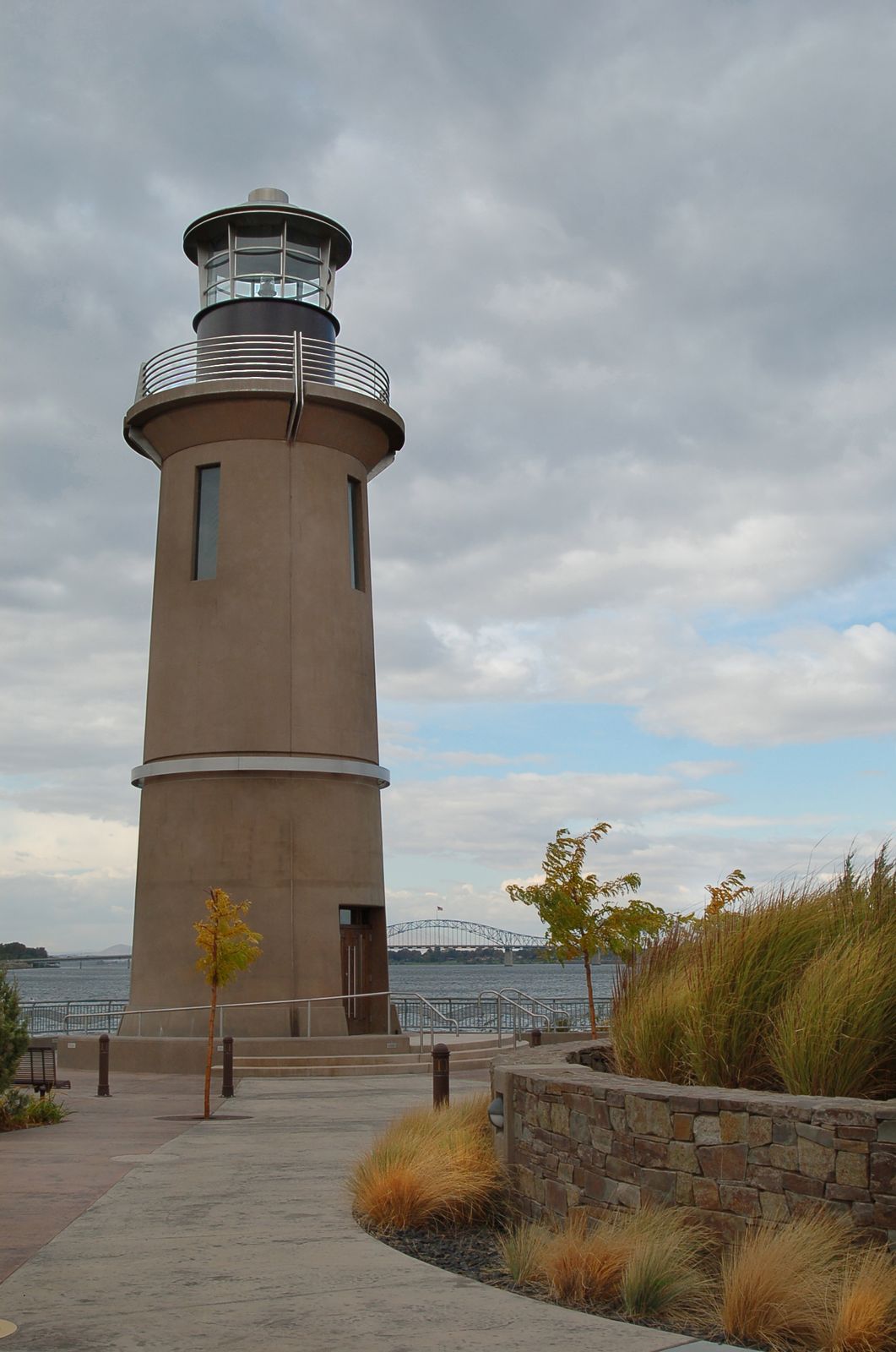 The lighthouse on Clover Island in Kennewick