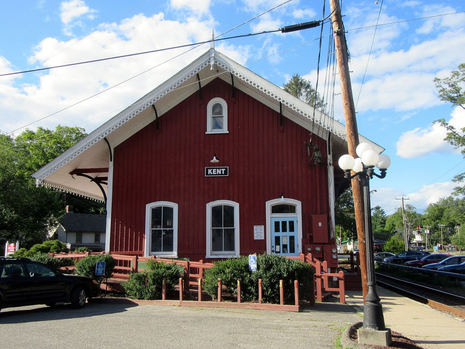 The historic Kent station building on the Sounder line