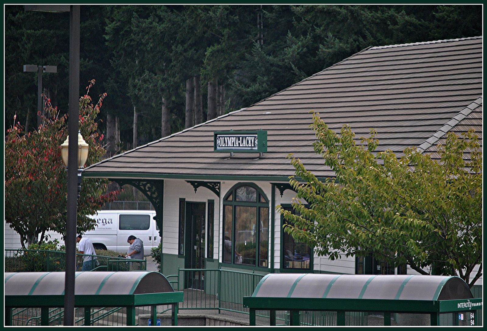 The Centennial Station Amtrak depot near Lacey