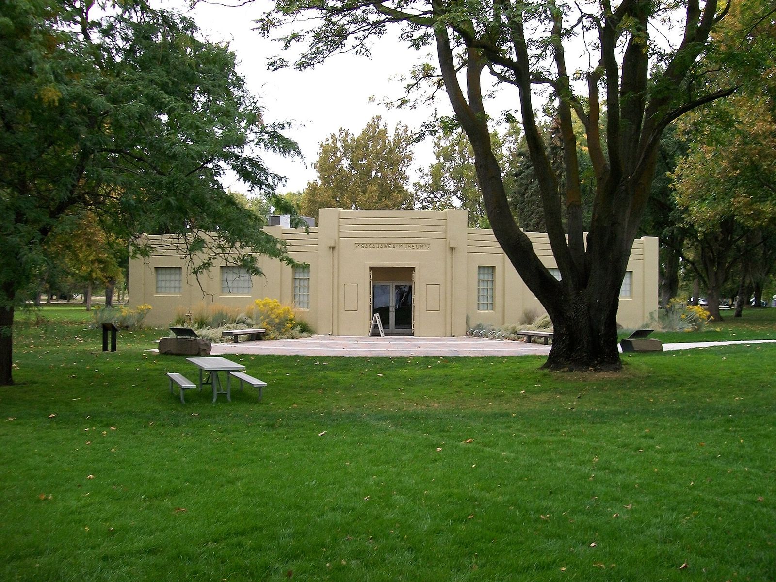 The museum building at Sacajawea State Park near Pasco
