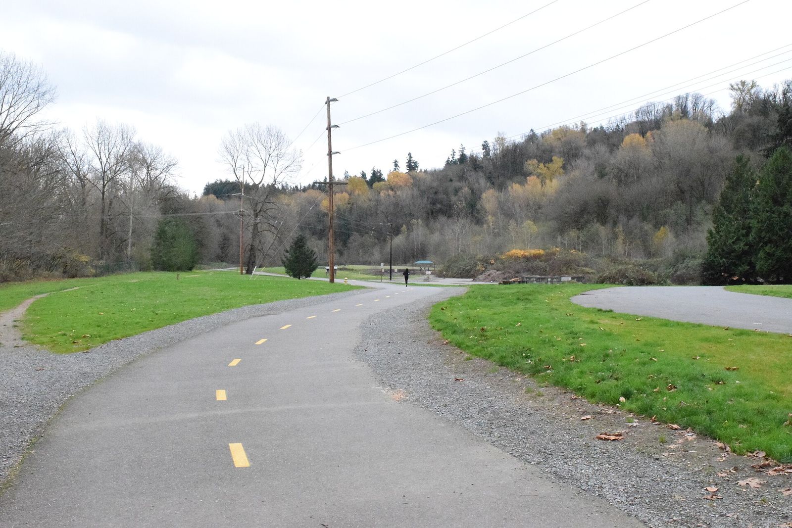 A trail by the old Renton brick works site